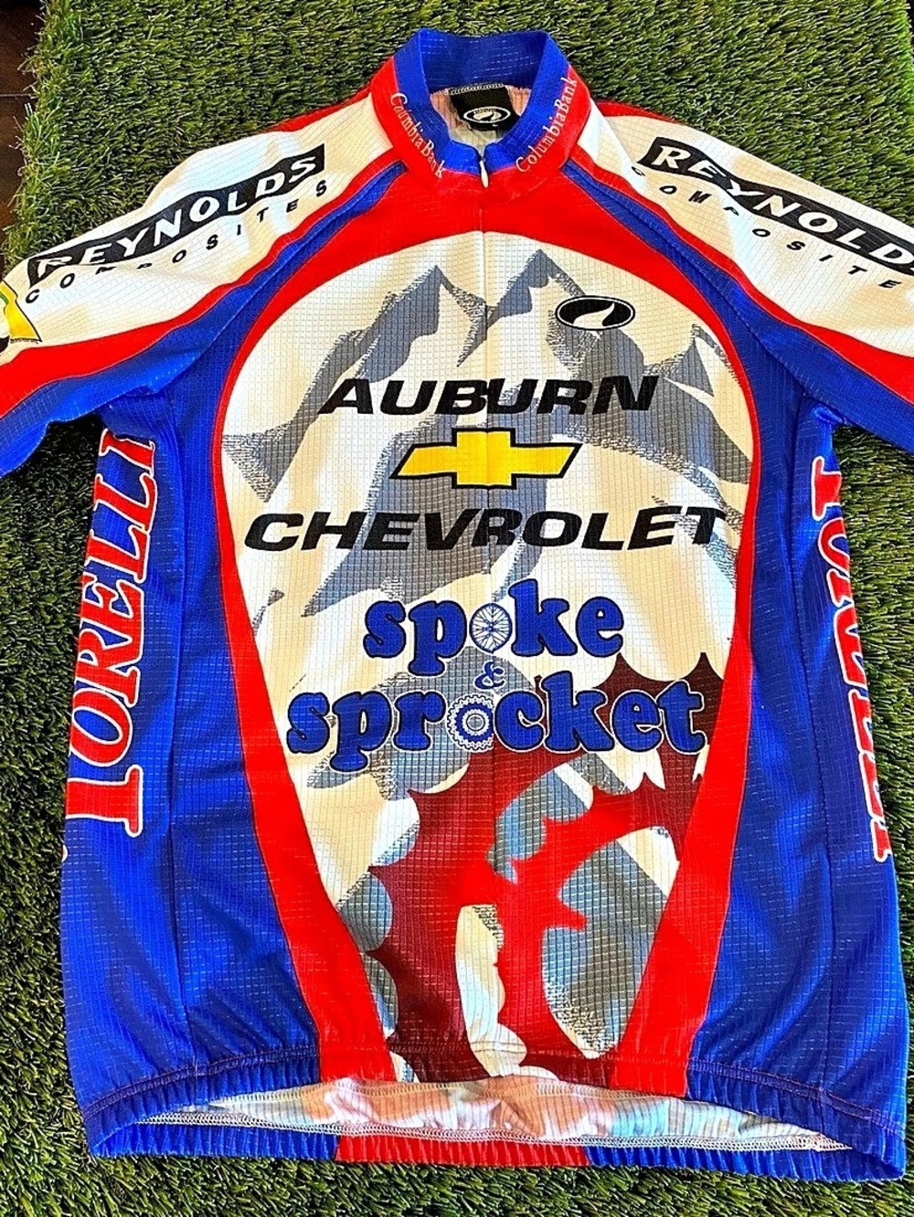 Pardini Bike Wear Spoke & Sprocket Auburn Chevrolet cycling jersey Men's Cycling